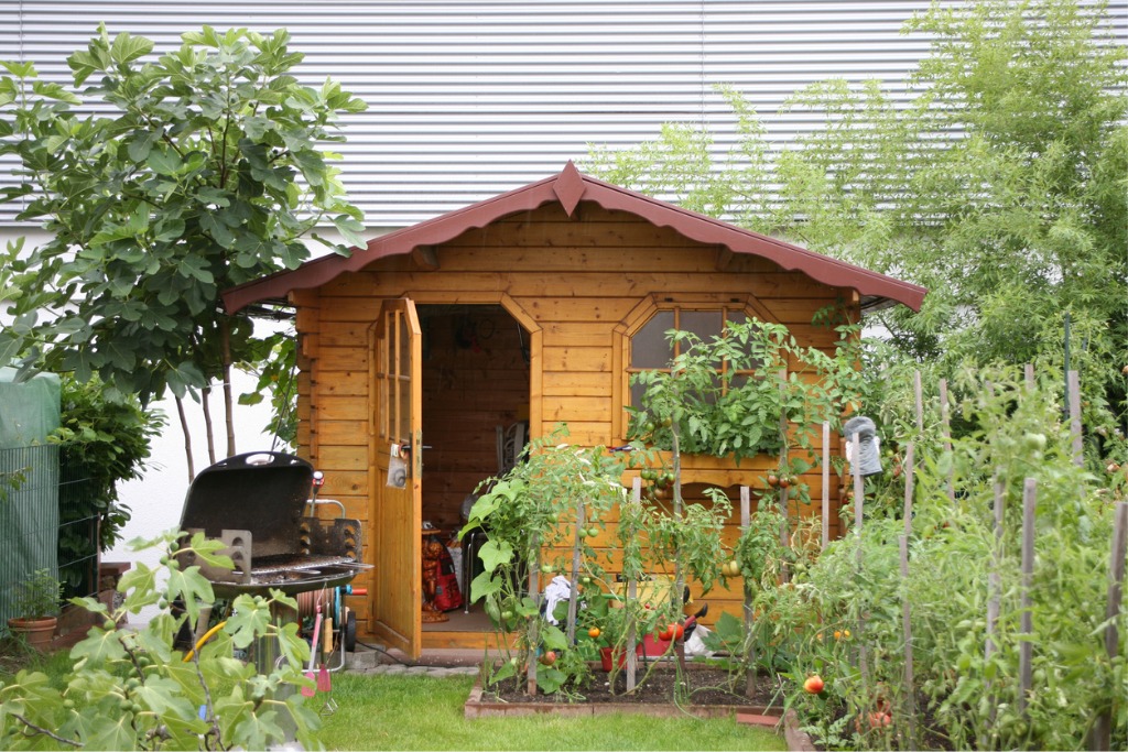 Log Cabin Ideas Add A Garden
