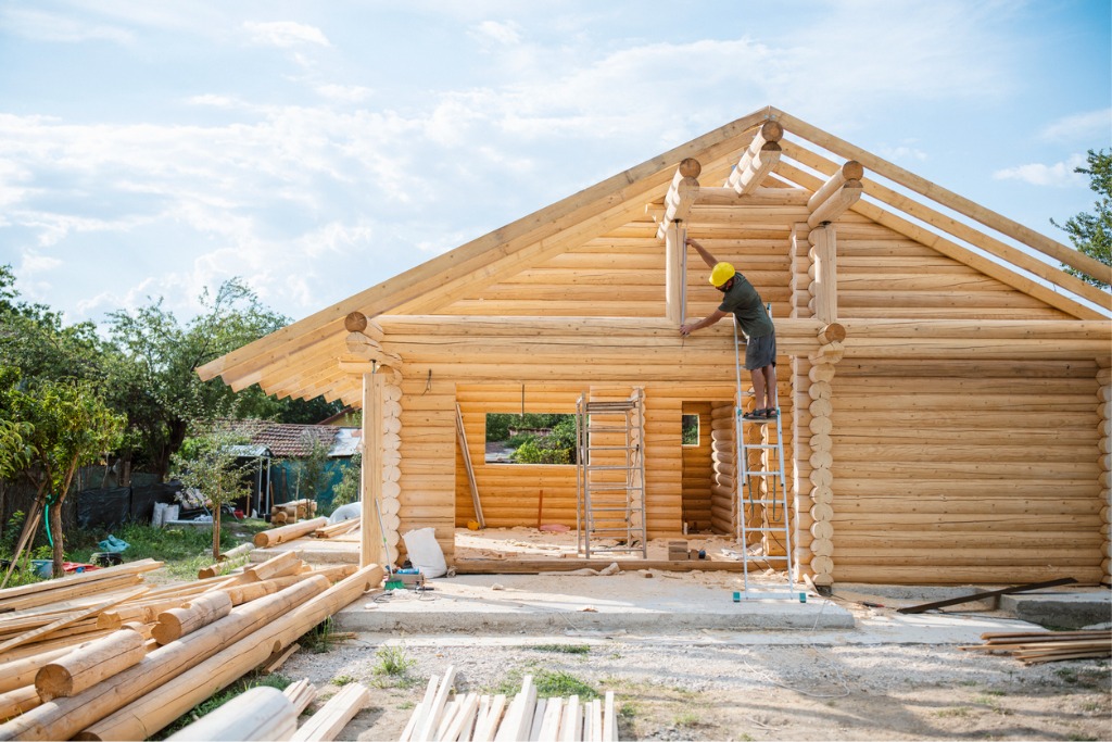 BUILDING A Log Cabin Home