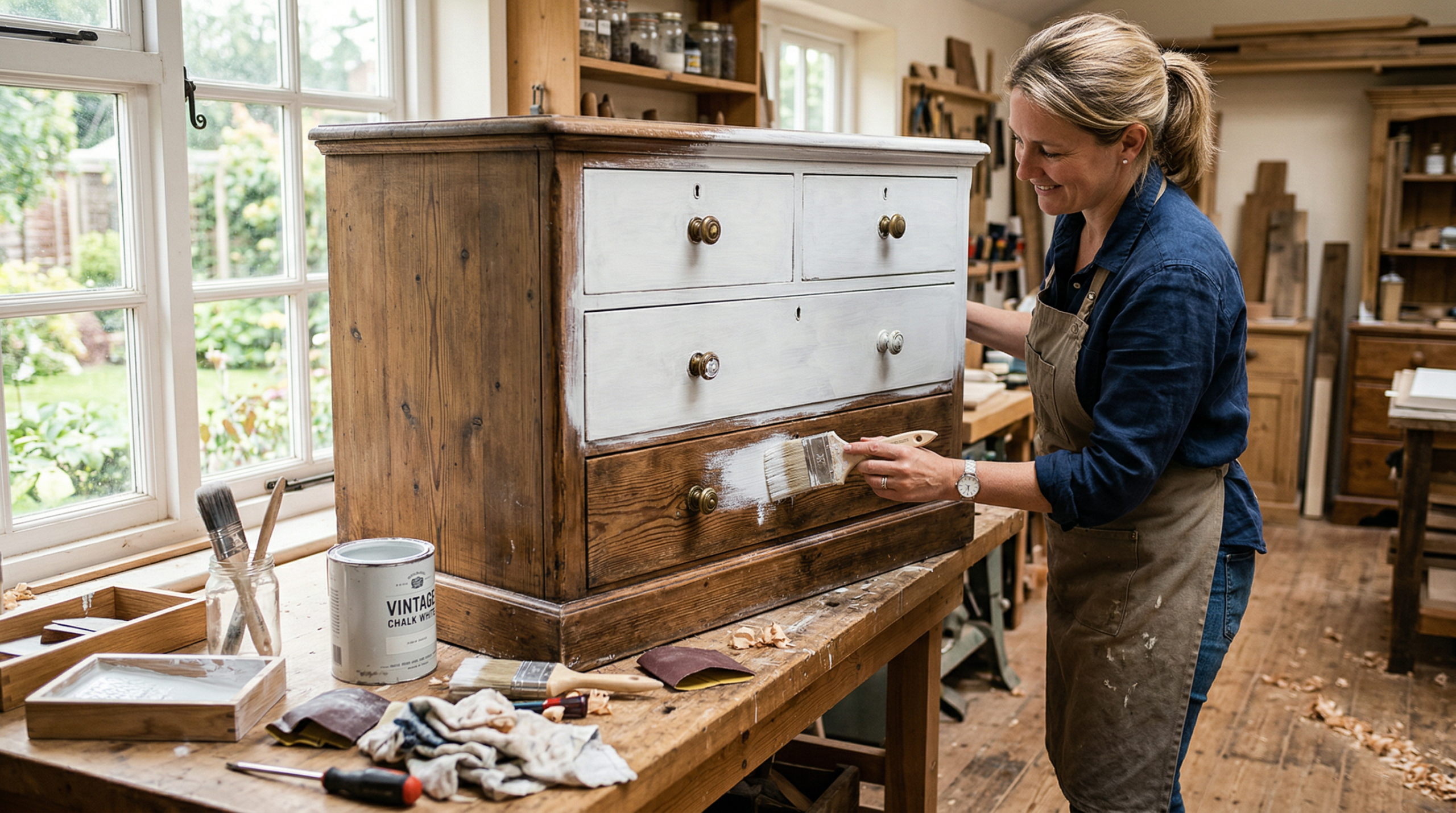 How to Whitewash Wood Furniture: 3 Techniques
